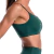 Conjunto Fitness Suplex Top Com Bojo Removível e Calça Cós Alto Verde - Summer Soul