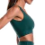 Conjunto Fitness Top Com Bojo Removível e Calça Cós Alto - Suplex Verde - Summer Soul