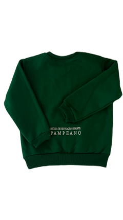 Moletom gola careca em moletom peluciado - comprar online