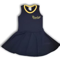 Vestido em Suplex marinho