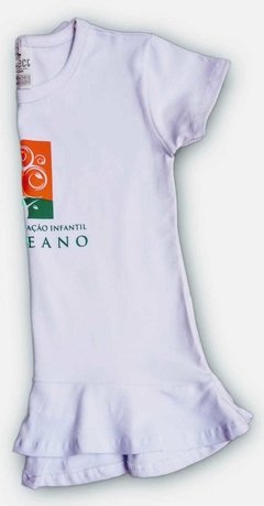 Baby Look em cotton manga curta com babadinho - comprar online