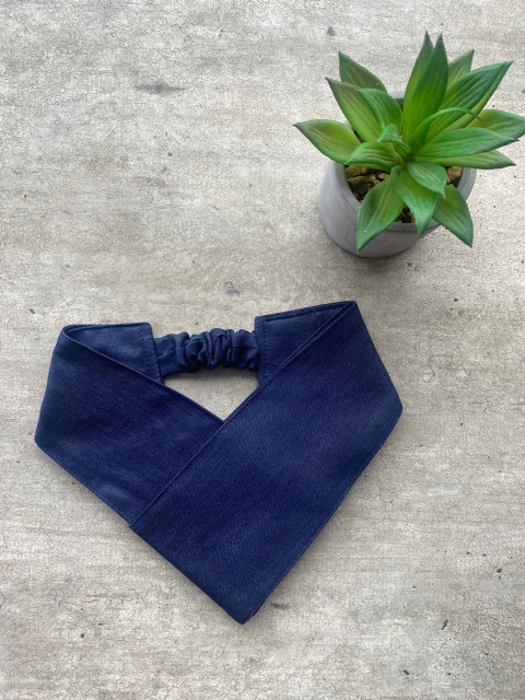 Faixinha de Cabelo Jeans Stone