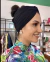Turbante maleável para uso em três posições: faixa, rabo de cavalo e touca.   Deixa o rosto limpo e o cabelo protegido para trabalhar.  Muito confortável. Não aperta e nem escorrega da cabeça.  Tecido com elastano e toque macio.