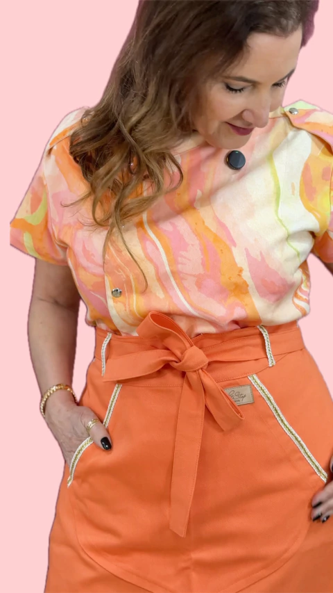 Dólmã Militar Algodão Doce - comprar online