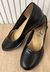 Balerinas cuero negro liso