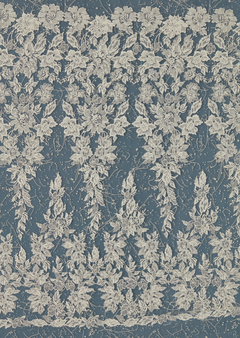 S0463 - TUL BORDADO CON DETALLES EN FLOCK