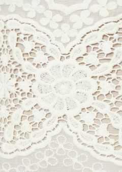 S0495 - GASA DE SEDA BORDADA CON GUIPIURE - Sole Silva Telas de Novias ~ Bridal Fabrics