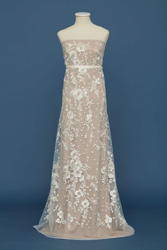 S0389 - TUL BORDADO CON HILOS DE LUREX - comprar online