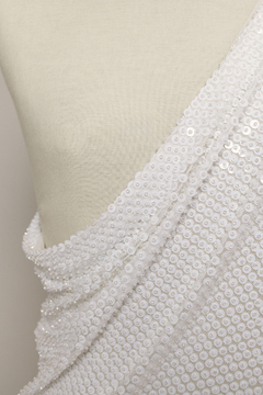 S0522 - MICROTUL CON LENTEJUELAS Y MOSTACILLAS - tienda online