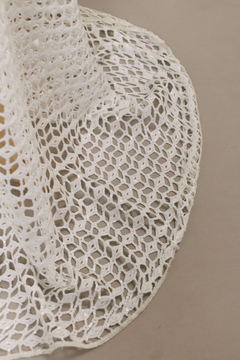Imagen de S0524 - RED CROCHET BORDADA CON LENTEJUELAS