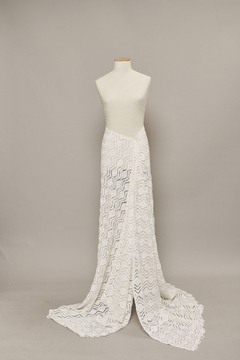 S0543 - RED CROCHET DE ALGODÓN - Sole Silva Telas de Novias ~ Bridal Fabrics