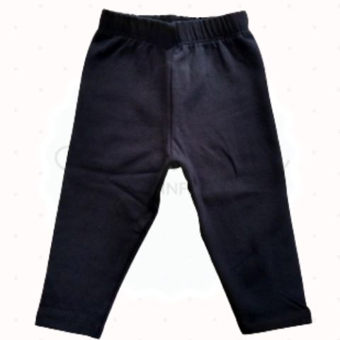 CALCA LEGGING MENINA DE MOLECOTTON FELPUDO - PRETA