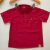 Bata Camisa Social Gola Padre Tricoline Vermelha Natal - comprar online
