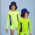 Conjunto Moda Praia Infantil Menino Blusa Sunga Proteção Uv50+ Estampa Mágica Amarelo Neon