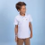 Camisa Polo Infantil Meninos Branca Lisa Premium Com Bordado - comprar online