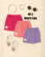 Kit 3 Shorts Saia Infantil Menina Moletinho 100% Algodão Tamanhos 1 a 8 Cores Pink Coral e Roxo