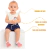 Kit 4 Peças Body Regata Bebê Menina com Tule + Saia Moletinho – Roupas Infantis Cotton Confortáveis Leves (3 a 11 Meses) na internet