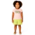 Conjunto Infantil Feminino Blusa Sorvete com Pedras Shorts Moletinho Cargo Rosa e Verde Neon