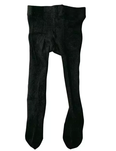 MEIA CALÇA INFANTIL PRETA LISA - MEIA DE ALGODÃO