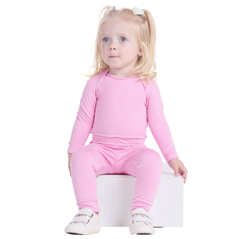 Conjunto Body bebe termico básico calça peluciada inverno - comprar online