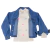 JAQUETA JEANS INFANTIL FEMININA - CRISTAL na internet