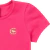 BLUSA INFANTIL FEMININA COTTON COM ELASTANO COM APLIQUE MANGA COPINHO - PINK na internet