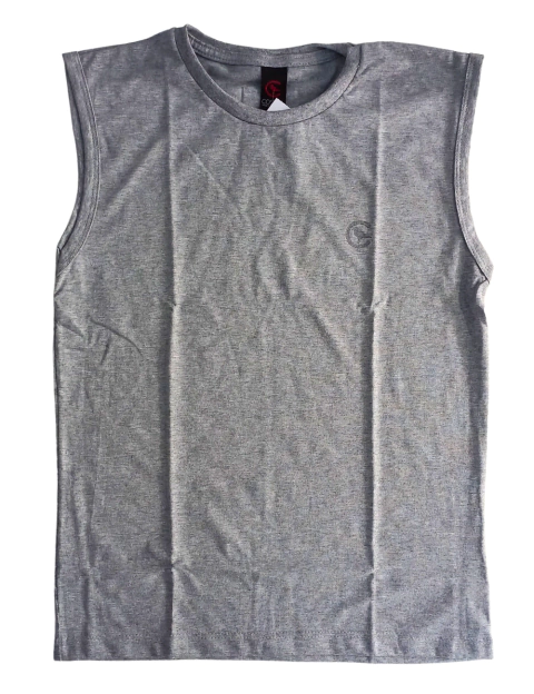 REGATA MACHÃO JUVENIL ESSENCIAL - CINZA