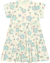 Vestido Infantil Cotton Premium Estampa Floral Off White Passa Fácil Tamanhos 1 a 10 - Manulele Roupa Infantil