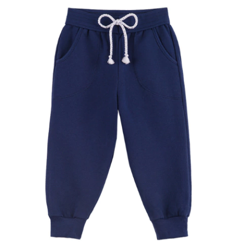 CALCA MOLETOM INFANTIL FEMININA JOGGER COM PUNHO