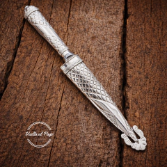 Cuchillo alpaca entero 14cm.