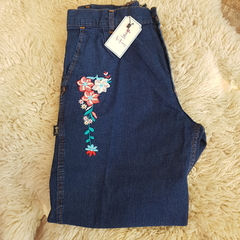 Bombachas de campo en jeans bordadas. - Vuelta al Pago