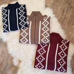 Campera de hilo guarda pampa de hombre