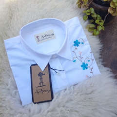 Imagen de Camisa Dama Manga 3/4 Talle XL