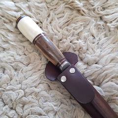 Cuchillo hueso y madera 14cm. - comprar online