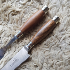 Juego comensal madera y alpaca - comprar online