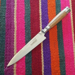 cuchillo de madera y alpaca - comprar online