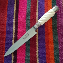 Cuchillo hueso y alpaca 14cm - comprar online