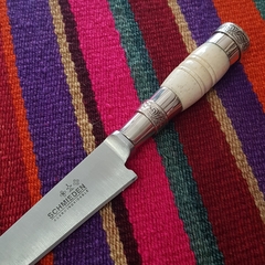 Cuchillo hueso y alpaca 14cm en internet