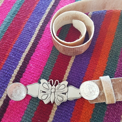 Yunta triple mariposa y monedas replica patacon - comprar online
