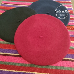 Boina el llano de paño 34cm -sin tafilete. - tienda online