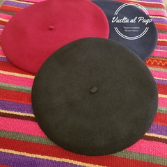 Boina el llano de paño 32cm -sin tafilete. - Vuelta al Pago