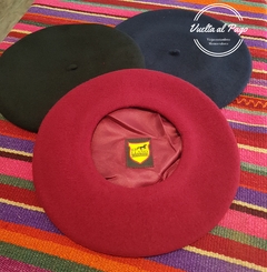 Boina el llano de paño 32cm -sin tafilete.