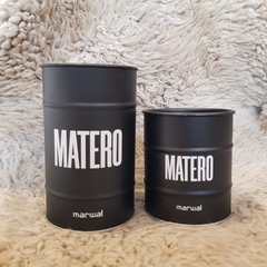 Juego de latas yerbera y azucarera matero - comprar online