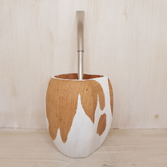 Mate cruz con bombilla pico de loro