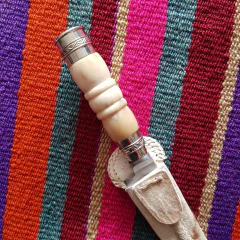 Cuchillo hueso y alpaca 14cm en internet