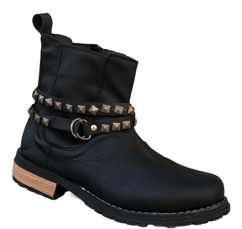 Botineta Negra Multitachas 35-45