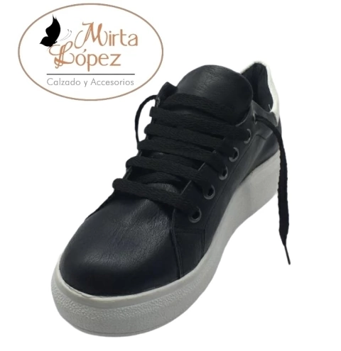 Zapatilla Clasica Negra 35-41