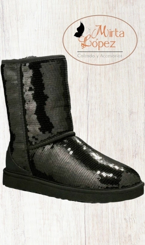 Pantubotas de lentejuelas-Semil corderito 35-45