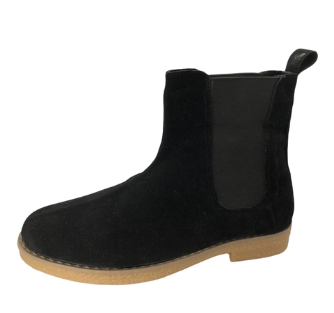 Botineta Gamuzada Negra 35-45