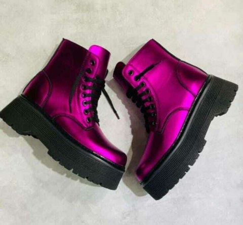 Borcego Visara Rosa metalizados del 35 al 40